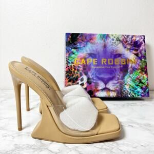 CAPE ROBBIN MAGANA NUDE WOMEN HEELS SIZE 6 BRAND NEW WITH BOX